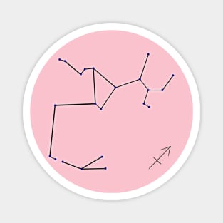 Zodiac Constellations - Sagittarius Magnet